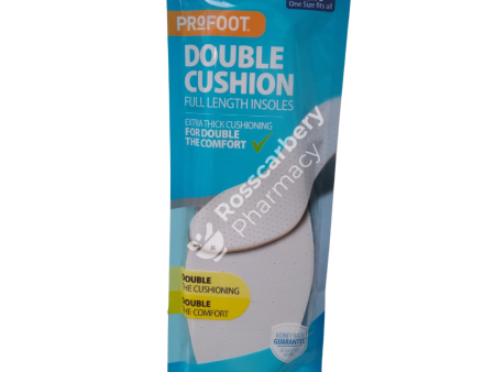 Profoot Double Cushion Full Length Insoles - Mens One Size Fits All Supply