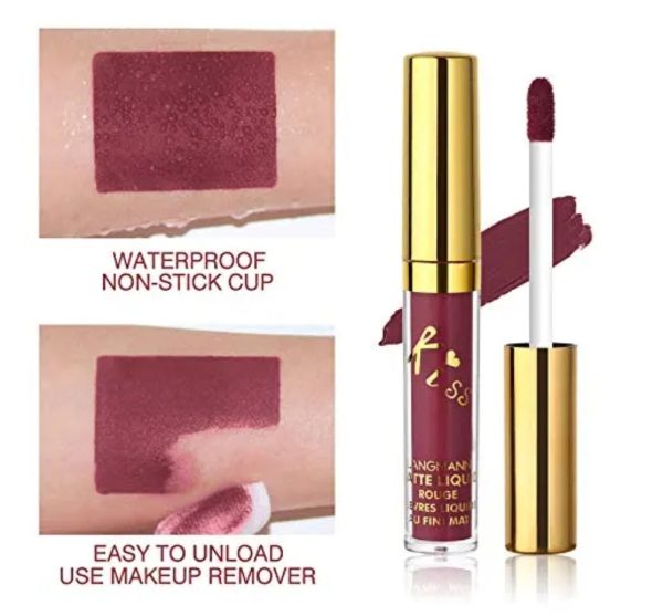 Langmanni 12pcs Classic Tint Soft Matte Liquid Lipstick Set L9800 Sale