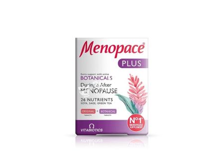 Vitabiotics - Menopace Plus - Dual Pack - 28 Original Tablets + 28 Botanical Tablets Fashion