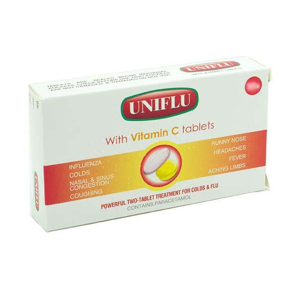 UNIFLU with Vitamin C Tablets Cheap