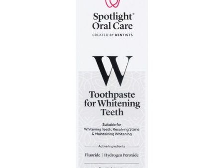 Spotlight Oral Care Toothpaste For Whitening Teeth For Cheap