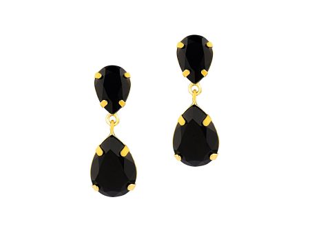 BE EXTRAORDINARY STATEMENT EARRINGS (BLACK) Cheap