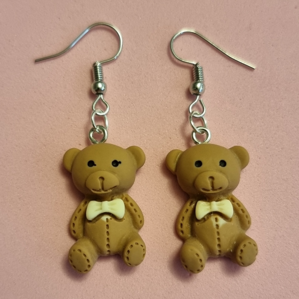 Bear Earrings. Online Sale