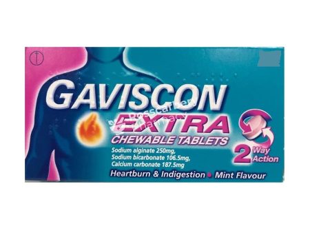 Gaviscon Extra Chewable Tabs - Mint Flavour Cheap