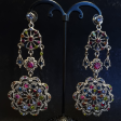 Multi crystal chandelier earrings For Discount