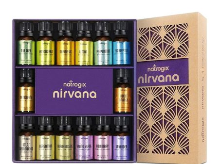 Natrogix Nirvana Essential Oils Popular Essential Oil  100% Pure Therapeutic Grade 10ml Incl Online Hot Sale