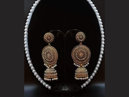 Traditional long indian jhumkas Discount