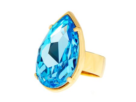 GRECIAN GLAMOUR STATEMENT RING (GOLD) Fashion