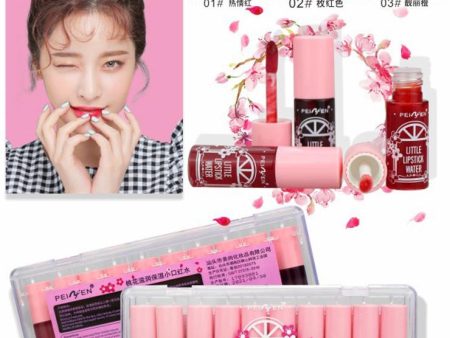 Peiyen little water lipstick 10 pcs set Online now