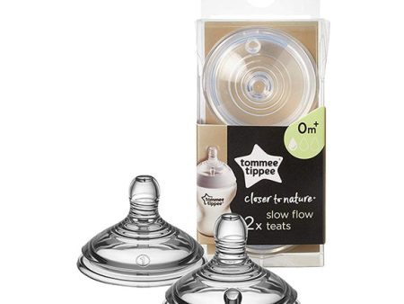 Tommee Tippee Closer To Nature Slow Flow Teats 0M+ Online