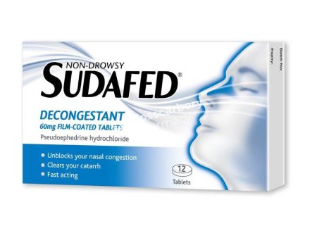 Sudafed Non-Drowsy Decongestant 60mg Film-Coated Tablets Online