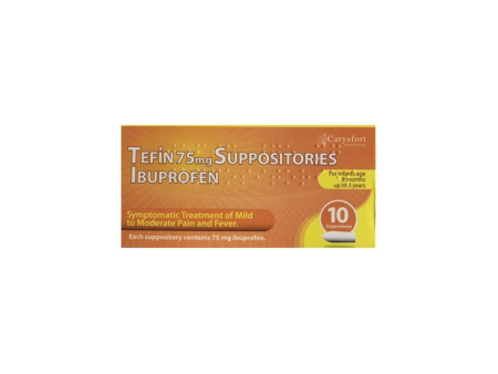 TEFIN 75MG SUPPOSITORIES IBUPROFEN Online now