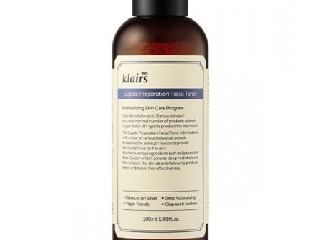 Dear Klairs Supple Preparation Facial Toner 180ml For Discount