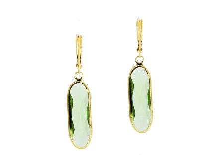 SPRING BLOOM STATEMENT EARRINGS (GOLD MINT) For Cheap