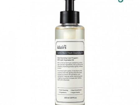 Dear Klairs Gentle Black Fresh Cleansing Oil-150 ml Online now