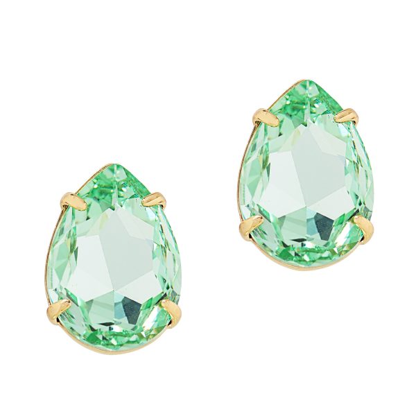 POWER DROP STATEMENT EARRINGS (MINT) Sale