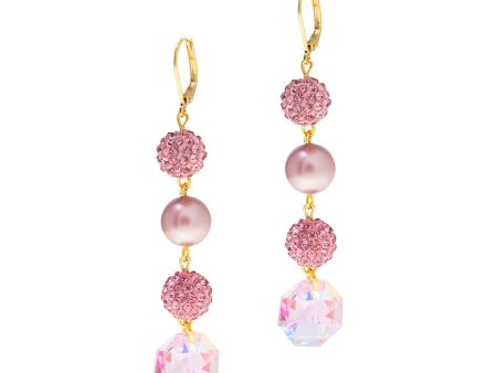 PINK PASSION STATEMENT EARRINGS Fashion