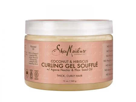 Shea Moisture Coconut & Hibiscus Curling Gel Souffle 340g For Discount