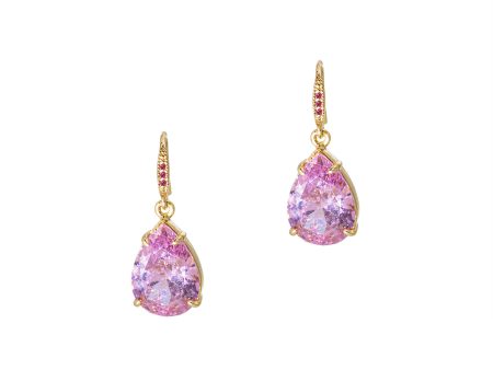 TOUCH OF SPARKLE STATEMENT EARRINGS (ROSE PINK) Online