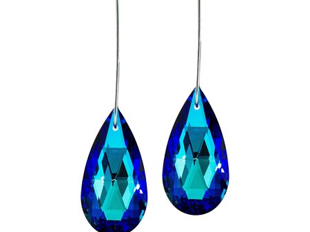 AZURE GLAMOUR STATEMENT EARRINGS Supply