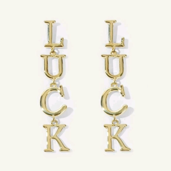 LUCK Dangle Earrings. Online Sale