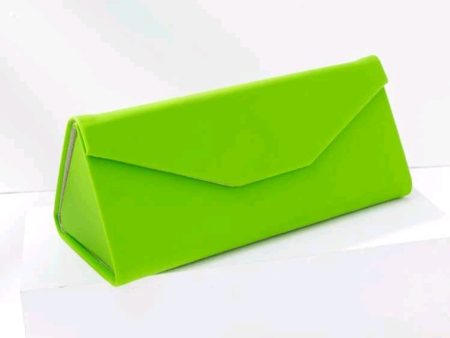 Foldable Glasses Case, Magnetic with Triangle Fold in PU Leather for All Glasses Online