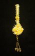 Yellow Gota Flower Jewellery set. For Discount