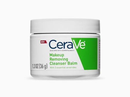 CeraVe Cleansing Balm | Hydrating Makeup Remover with Ceramides and Plant-based Jojoba Oil for Face Makeup | Non-Comedogenic Fragrance Free Non-Greasy Makeup Remover Balm for Sensitive Skin|1.3 Ounces Fashion