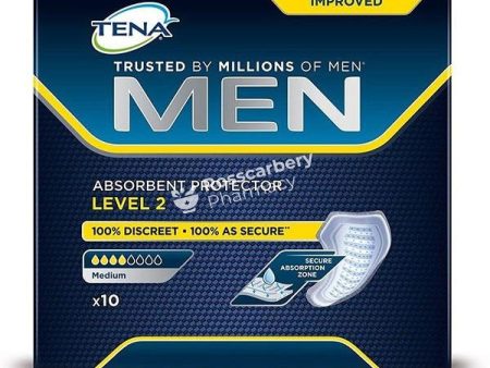 Tena Men Level 2 (medium) Absorbent Protector Online now