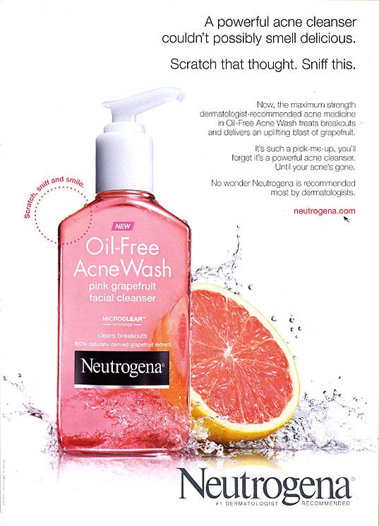 Neutrogena Oil-Free Salicylic Acid Pink Grapefruit Pore Cleansing Acne Wash and Facial Cleanser with Vitamin C, 9.1 fl. oz on Sale