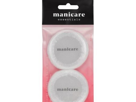 Manicare Luxury Cosmetic Satin Puffs - 2 Pack Online