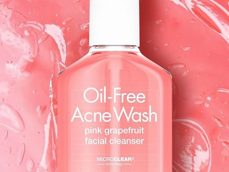 Neutrogena Oil-Free Salicylic Acid Pink Grapefruit Pore Cleansing Acne Wash and Facial Cleanser with Vitamin C, 9.1 fl. oz on Sale