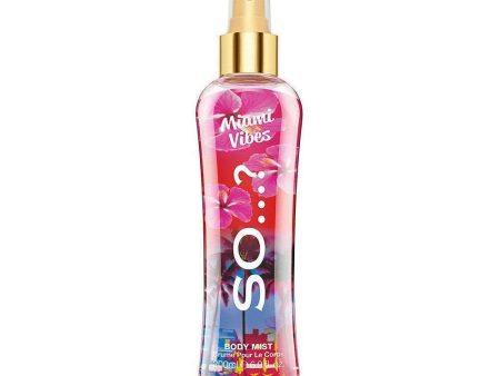 SO…? Miami Vibes Body Mist 200ml For Discount