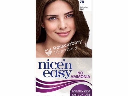 Clairol - Nice N Easy Demi-Permanent - 78 Medium Golden Brown Online Sale