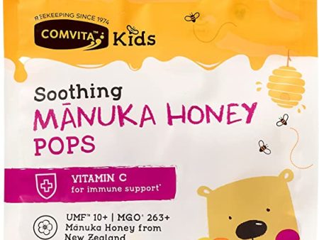 Comvita Kids Soothing Manuka Honey Pops with Vitamin c on Sale