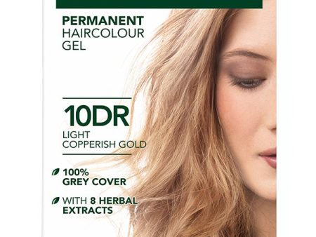 Herbatint 150 ml Number 10DR Light Copperish Gold Permanent Herbal Hair Colour Gel Fashion