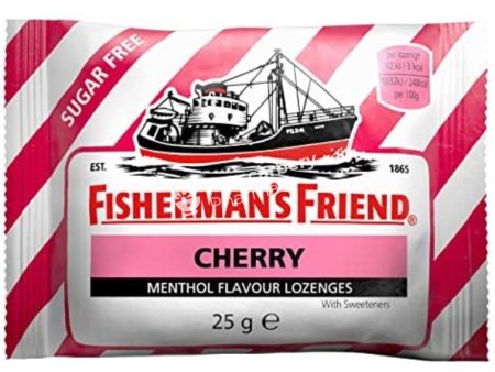 Fishermans Friend Sugar Free Cherry - Menthol Flavour Lozenges with Sweeteners Cheap