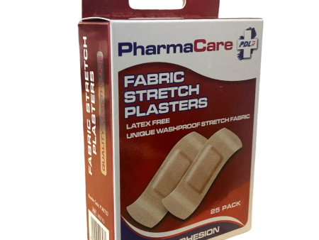 PharmaCare Fabric Stretch Plasters - 25 Pack Online now