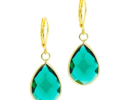 EMERALD EVE STATEMENT EARRINGS Online now