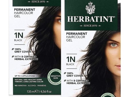 Herbatint Permanent Haircolor Gel 1N Black 4.56 fl oz (135 ml)

r Gel 150ml For Sale