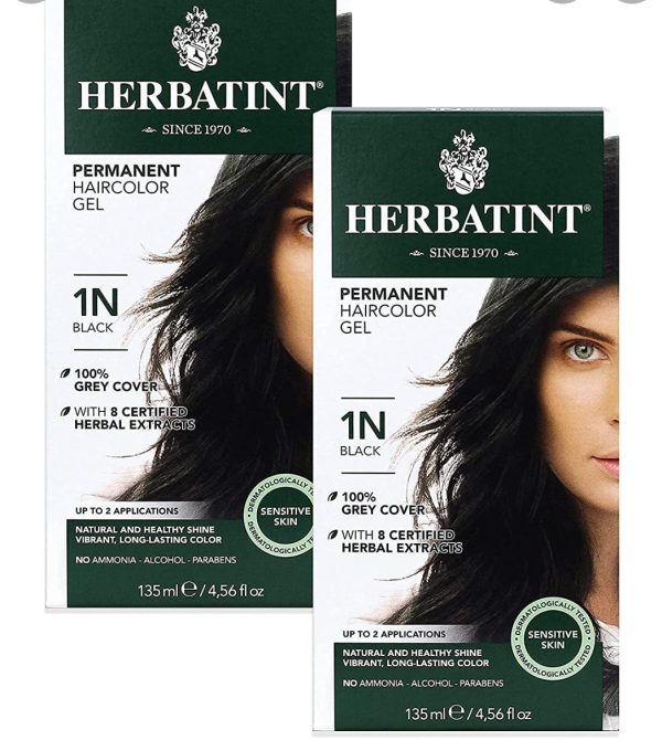 Herbatint Permanent Haircolor Gel 1N Black 4.56 fl oz (135 ml)

r Gel 150ml For Sale