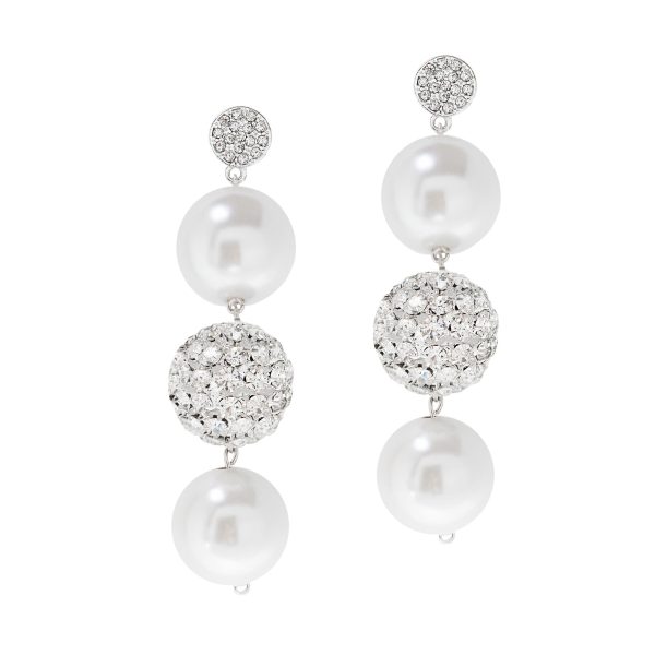 PEARL ALLURE STATEMENT EARRINGS Hot on Sale