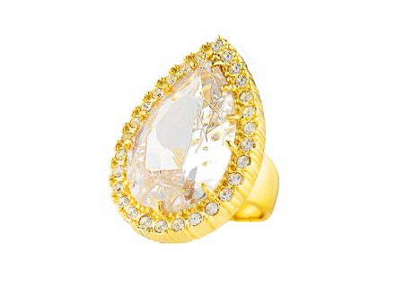 GRAND GLAM STATEMENT RING For Cheap