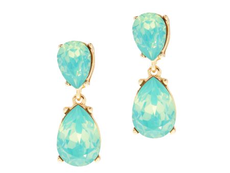 MOROCCAN MINT STATEMENT EARRINGS For Cheap