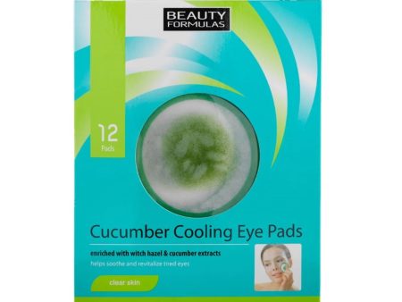 Beauty Formulas Cucumber Cool Eye Pads - 12 Pads Supply