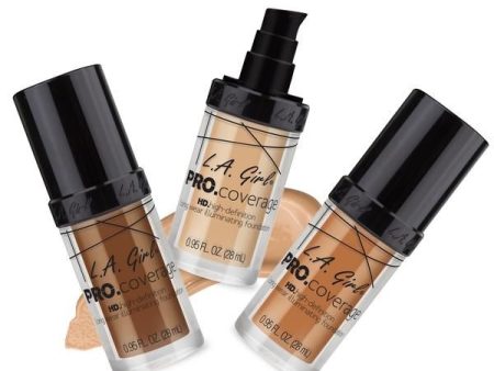 L.A. Girl - Pro Coverage Liquid Foundation, 0.95 Fluid Ounce For Sale