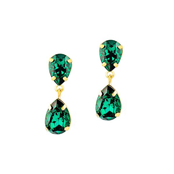 BE EXTRAORDINARY STATEMENT EARRINGS (EMERALD) Sale