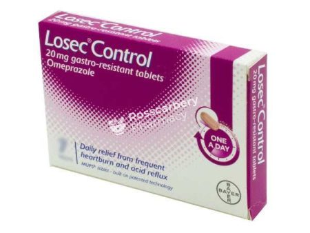 Losec Control 20mg Gastro Resistant Tablets Supply