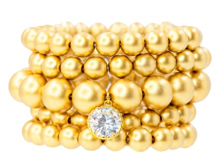 STACKED IN GOLD STATEMENT BRACELET Online