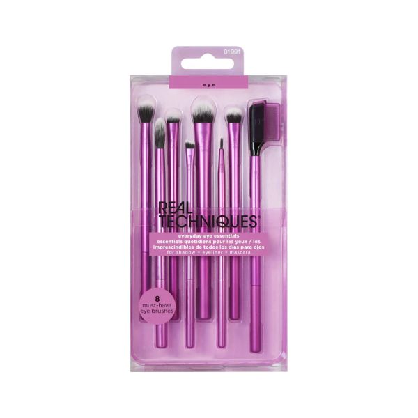 Real Techniques Everyday Eye Essentials Make Up Brush Set For Sale